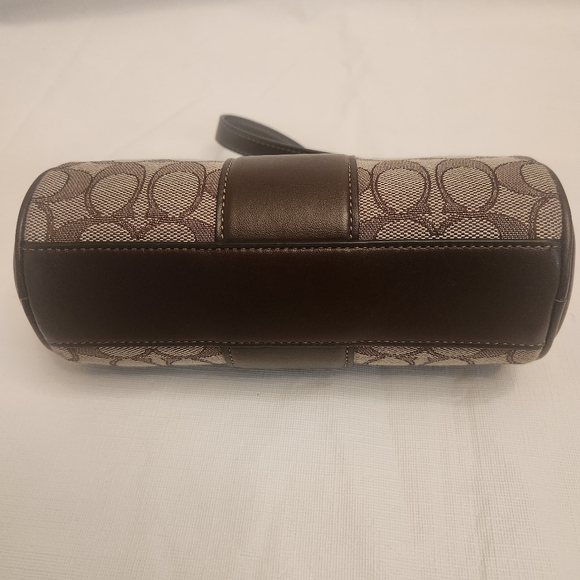 Coach Brown and Tan Wristlet - Picture 4 of 7
